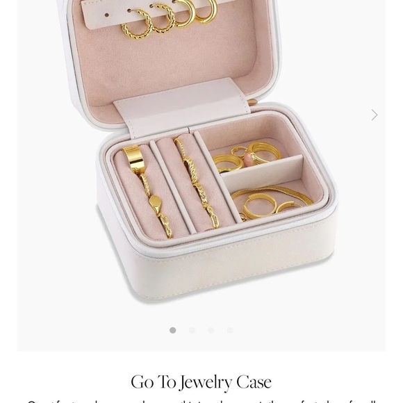 NWOT Gorjana Cream and Tan Jewelry Organizer- no flaws! Paid $95 - Picture 13 of 13